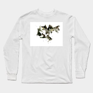 Black Moor Fish Aquarium Artwork Long Sleeve T-Shirt